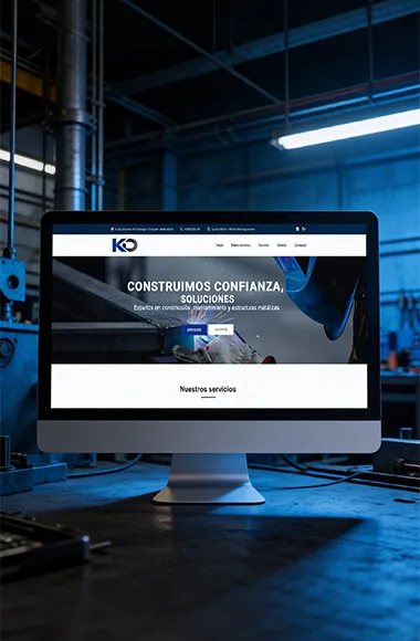 Portada del caso de diseño web corporativo para KD Karo Motors